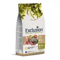 Exclusion Mono Protein Mediterraneo sausas pašaras vidutinių veislių šunims su ėriena, M, 3 kg