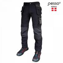 Kelnės su kišenėmis dėklais Taurus Stretch, juoda C58, Pesso