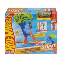 Hot Wheels JHK75 vertikalus triukų trasos rinkinys su automobiliuku