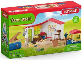 Schleich Farm World augintinių viešbučio žaidimų rinkinys, 32 × 47 × 16,5 cm
