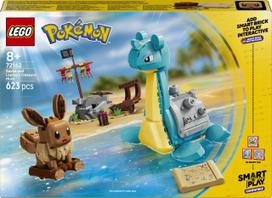 LEGO Pokémon SMART Play rinkinys „Eevee ir Lapras: lobio paieška“, 623 detalės, nuo 8 metų