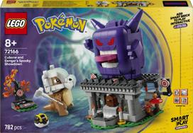 LEGO Pokémon SMART Play rinkinys „Cubone ir Gengar: šiurpi pradžia“, 782 detalės, nuo 8 metų