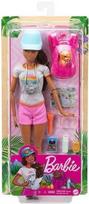 Barbie GRN66 keliautojos lėlė su šuneliu ir priedais