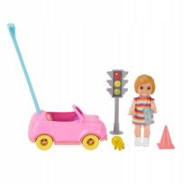 Barbie Skipper lėlė su žaisliniu automobiliu ir 4 priedais GRP17