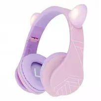 PowerLocus BT Headphones P2 Kids Cat Ears Purple/P