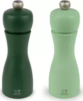 „Peugeot“ prieskonių malūnėlis „Peugeot Tahiti“ pipirų ir druskos malūnėlių rinkinys, 2 vnt., 15 cm, žalias