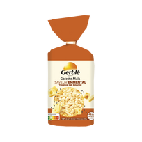 Gerblé kukurūzų galetės su sūrio skoniu ir pipirais 123,5g