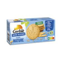 Gerblé Nature smėlio sausainiai be cukraus 132g