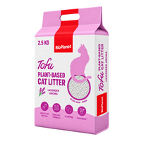 BioPlanet Tofu levandų kvapo kraikas katėms, 2.5 kg