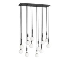 Open Design OR85464 - Pakabinama liustra ERO 12xG9/8W/230V juoda