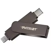 USB atmintukas Patriot iLuxe Stick C 256GB USB 3.2 Lightning USB-C juodas PI256GSKM30CL