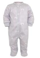 Šliaužtinukai kūdikiui "Bear glamour grey" 