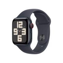 Išmanusis laikrodis Apple Watch SE GPS + Cellular 40mm vidurnakčio aliuminio korpusas su vidurnakčio sportine juostele - S/M