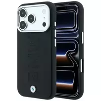 BMW Sign Centered Deboss phone case with MagSafe support for iPhone 17 Pro Max | iPhone 18 Pro Max black