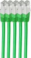 shiverpeaks BS75711-H0.25G-SET5 tinklo kabelis žalias 0,25 m Cat6 S/FTP (S-STP)