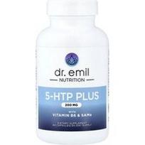Dr. Emil Nutrition, 5-HTP Plus su vitaminu B6 ir SAMe, 60 kapsulių