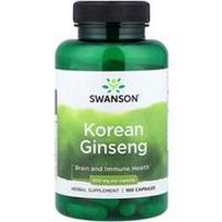 Swanson Vitamins, Korėjietiškas ženšenis, 500 mg, 100 kapsulių