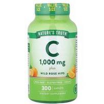 Nature's Truth, Vitaminas C ir laukinių erškėtuogių ekstraktas, 300 kapsulių