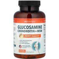 BioSchwartz, Gliukozamino chondroitinas + MSM, 180 kapsulių