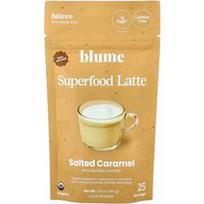 Blume, Supermaisto latte, sūdytos karamelės skonio, be kofeino, 100 g