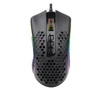 Laidinė žaidimų pelė REDRAGON M808-RGB Storm — USB Type-C, juoda, 85 g
