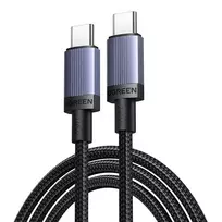 UGREEN USB-C į USB-C PD 100W 5A 3m laidas - Juodas
