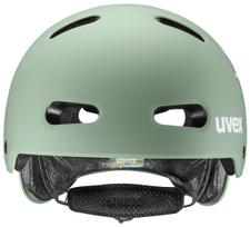 Šalmas Uvex kid 4 style bam moss green-papaya matt-51-55CM