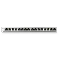 ZyXEL GS1100-16EP 16 prievadų Gigabit PoE+ nevaldomas komutatorius, 135W biudžetas, be ventiliatoriaus, plonas