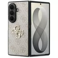 Guess Big 4G Logo PU dėklas, skirtas Samsung Galaxy Z Fold 8 Ultra – rožinis