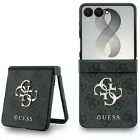 GUESS Big 4G Logo dėklas Samsung Galaxy Z Flip 5 - juodas