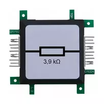 ALLNET BrickRknowledge rezistorius 3,9 kOhm 0,25W 1% metalo plėvelės ašinis THT