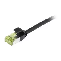 SYNERGY21 S217921 CAT6A S/FTP plonas jungiamasis kabelis, 15 m, juodas, LSZH/TPE, 500MHz, 10Gbps