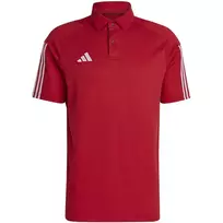 adidas Tiro 23 Competition polo marškinėliai Team Power Red/Balti, vyriški, S dydis