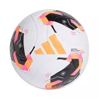 adidas Conext 26 League futbolo kamuolys 5 dydžio, baltas/juodas/saulės oranžinis KE5865