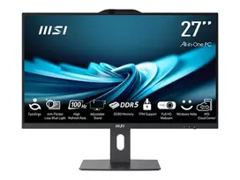 MSI PRO AP272P 14M-496EU 27 colių All-in-One kompiuteris - Intel Core i5-14400, 16GB RAM, 512GB SSD, Windows 11 Pro, juodas