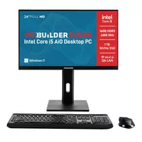 PCBuilder FUSION 24 Intel Core i5-12400 16GB DDR5 1TB Windows 11 All-in-One kompiuteris