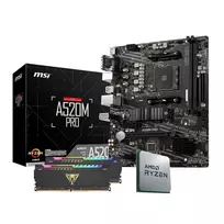 PCBuilder AMD Ryzen 5 5600X LEVEL UP Core Upgrade rinkinys - B550 Micro-ATX pagrindinė plokštė, 16GB DDR4 3200MHz RAM, Wraith Stealth aušintuvas
