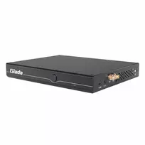 Giada D613 Mini PC Barebone Intel Core i3-1315U 2x DDR4 2x GbE Wi-Fi 6 be ventiliatoriaus