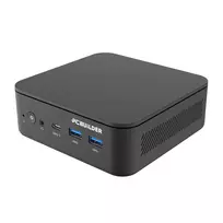 PCBuilder CUBE Intel Core 3-100U 12GB DDR5 512GB Windows 11 Pro Mini PC