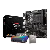 PCBuilder AMD Ryzen 5 5600GT LEVEL UP Core Upgrade Kit - 6 branduolių 4.6GHz, B550 Micro-ATX, 16GB DDR4-3200, Wraith Stealth aušintuvas
