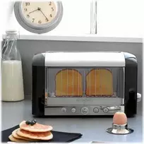 Magimix Le Toaster Vision 2 griežinėlių skrudintuvas juodas