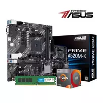 PCBuilder AMD Ryzen 5 3400G LEVEL UP Core Upgrade rinkinys - 16GB DDR4 3200MHz, A320 Micro-ATX, Vega 11