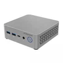 PCBuilder CUBE R5-3500 Barebone Mini kompiuteris - AMD Ryzen 5 3500, B450, DDR4 SO-DIMM, M.2 NVMe, 2,5 inch lizdas, Wi-Fi 5, Gigabit Ethernet, be RAM/atminties/OS