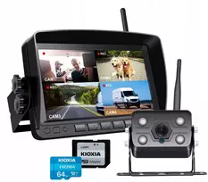 MBG line atbulinės eigos vaizdo rinkinys su 7 colių monitoriumi SNR-X77+607T1