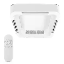 Extralink Cube Air 23 59 cm Smart WiFi lubinis ventiliatorius su šviesa, baltas, valdymas programa