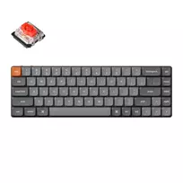 Keychron K7 Max QMK/VIA 65% belaidė mechaninė klaviatūra su raudonais jungikliais