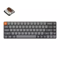 Keychron K7 Max QMK/VIA 65% belaidė programuojama mechaninė klaviatūra | rudi jungikliai