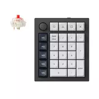 Keychron Q0 Max QMK Gateron Jupiter Red RGB belaidė skaičių klaviatūra Carbon Black
