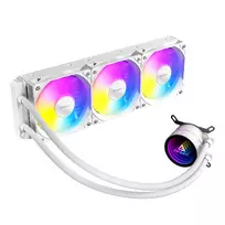 Antec Luna 360 ARGB 360 mm skysčio aušintuvas procesoriui - baltas, 3x120 mm ARGB PWM ventiliatoriai, Intel ir AMD suderinamas