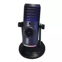 PCBuilder CAST ULTRA USB žaidimų mikrofonas - kondensatorinis, kardioidinis, RGB, nulinės delsos stebėjimas